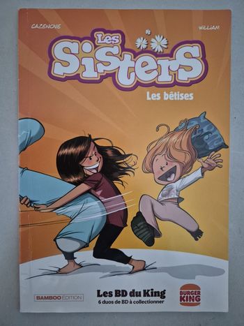 Livre Burger king Les Sisters/Pilo les bêtises