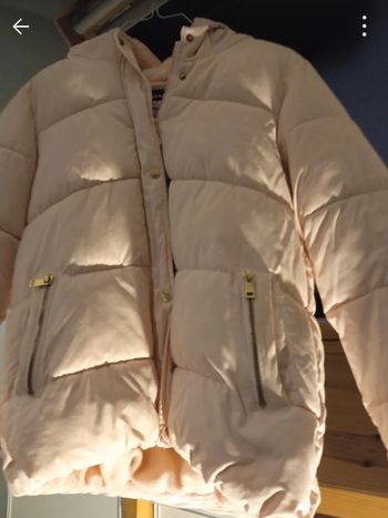 Manteau rose très clair