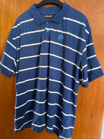 Tee shirt bleu rayé