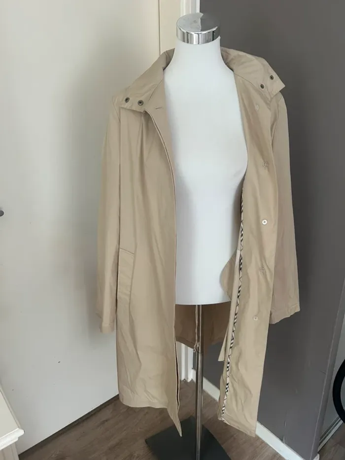 Burberry Imperméable veste trench-coat beige Femme taille L. - photo numéro 9