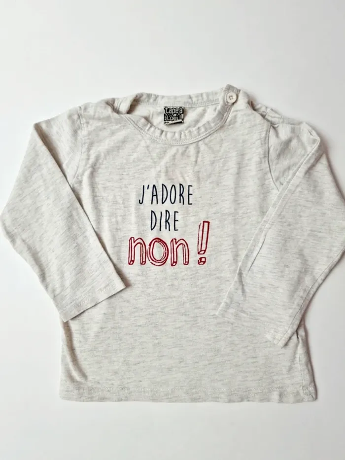 Lot de 2 t-shirts manches longues Tape à l'oeil - photo numéro 5