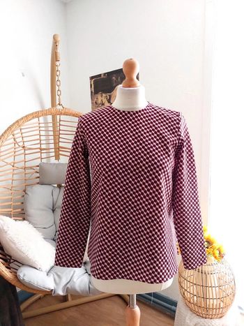 Blouse manches longues imprimée