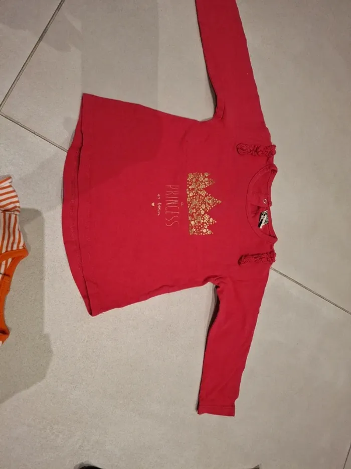Lot de 14 tee shirts 12 mois fille - photo numéro 10