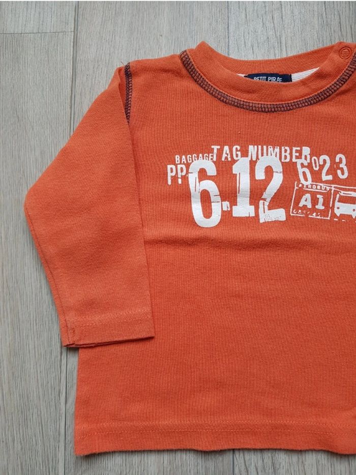 T-shirt Petit pirate 12 mois Garçon - photo numéro 3