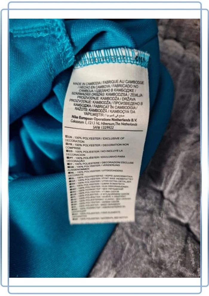 veste légère / Track jacket Nike vintage/ homme - taille M / bleu - brodé (332) - photo numéro 8