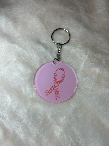 Porté clé octobre rose