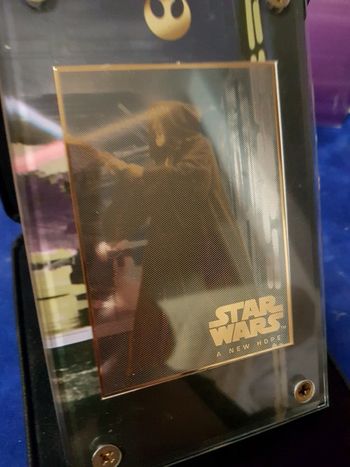 Coffret collector Star Wars carte en or
