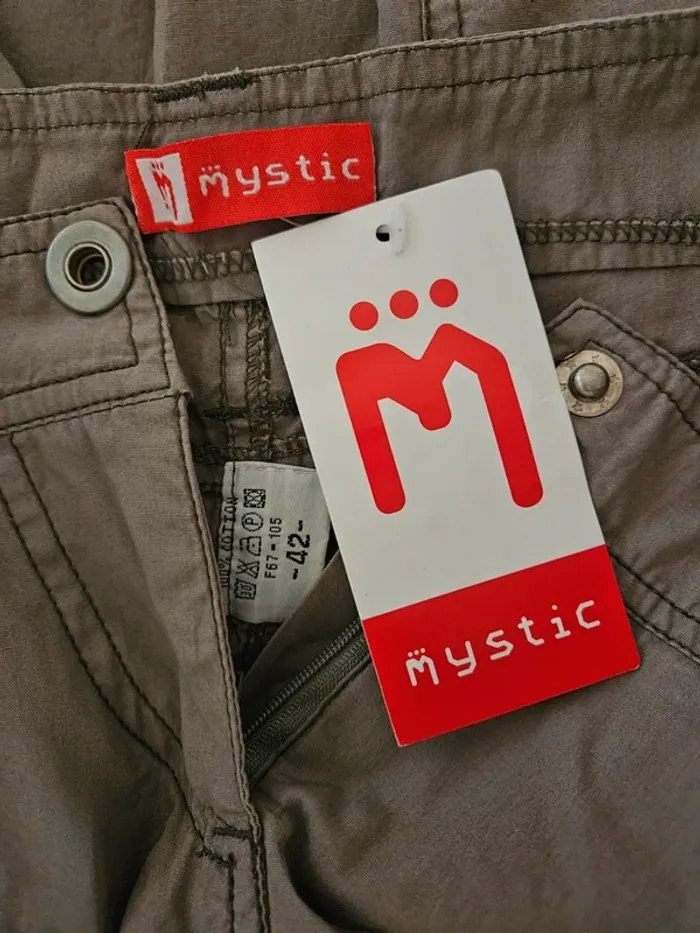 Jupe kaki évasée Mystic Taille 42 Neuve - photo numéro 7