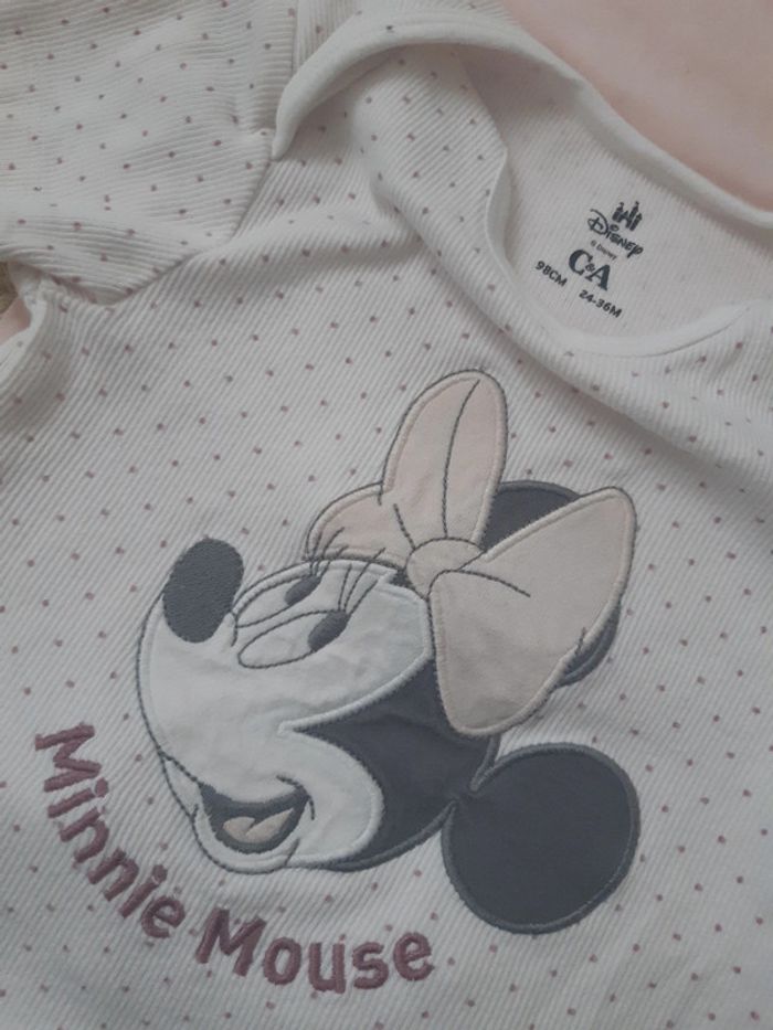 Lot de 2 bodies manches courtes 3 ans - photo numéro 2