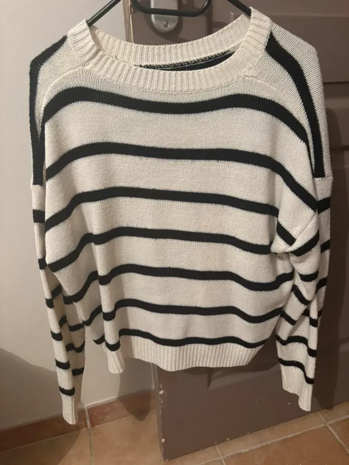pull femme à rayure - photo numéro 2