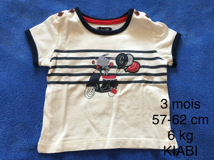 T-shirt manches courtes 3 mois