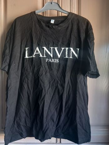 Tee-shirt noir et blanc taille XXL