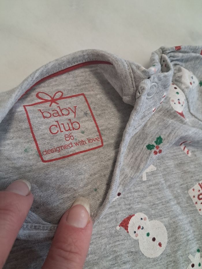 Ensemble Noël leggings molletonné et t-shirt manches longues - photo numéro 5