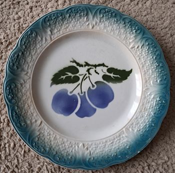 🍽 Assiette à dessert en barbotine de la faïencerie de Clairefontaine