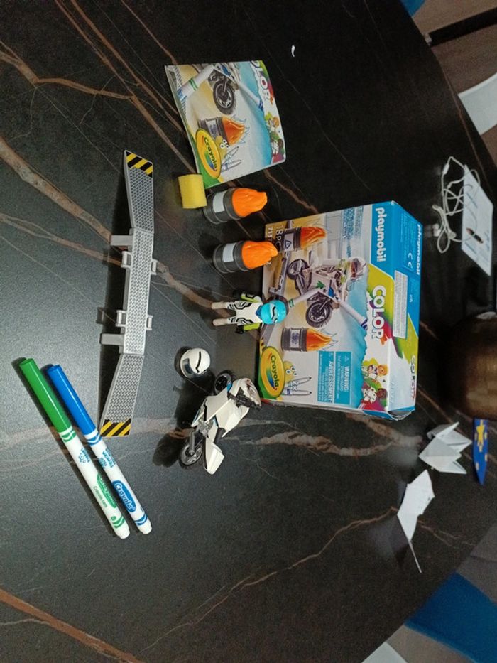 Playmobil color moto