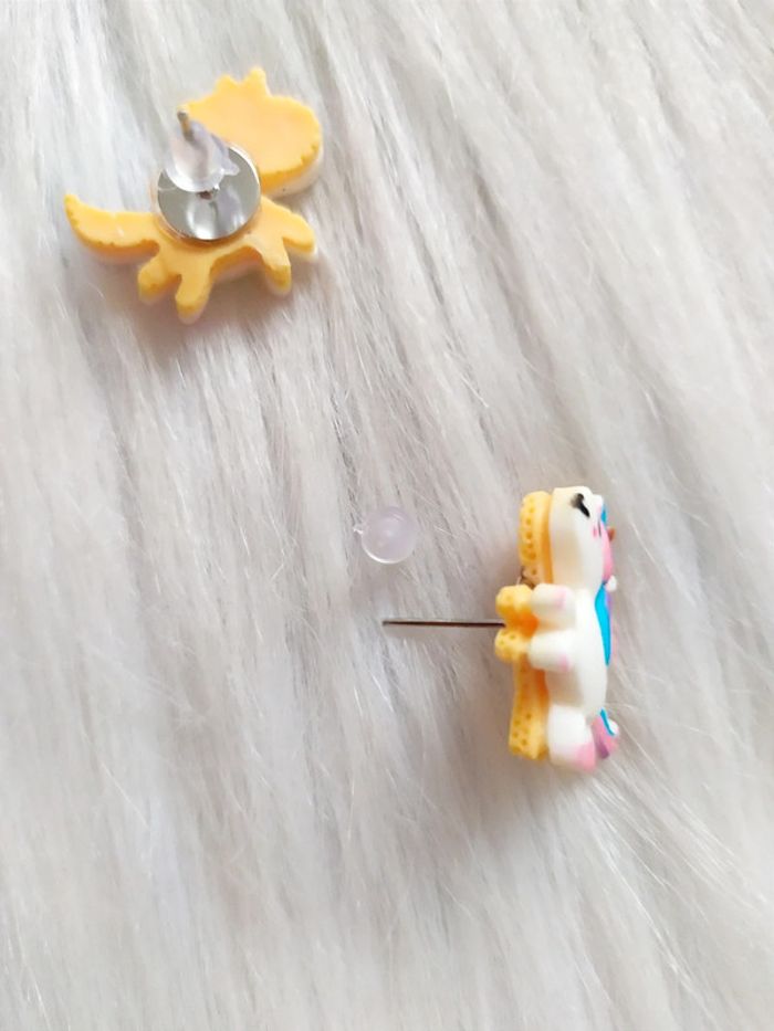 Boucles d'oreilles  fille 🦄 licorne - photo numéro 4