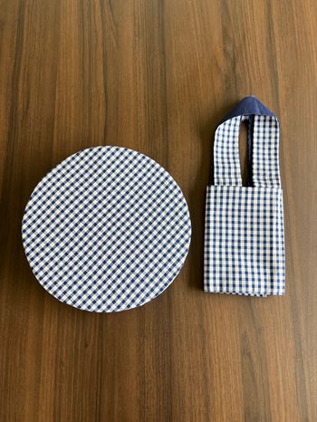 Ensemble sac à tarte et charlotte couvre-plat 