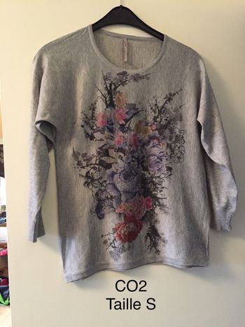 Pull CO2 gris taille S