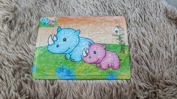 Petit Puzzle rhinocéros