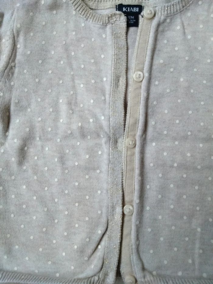 Gilet, kiabi, taille 12 mois - photo numéro 2