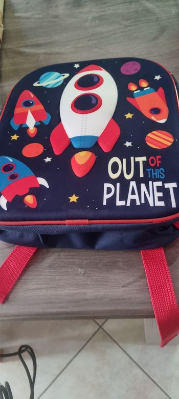 Sac à dos espace motif 3D