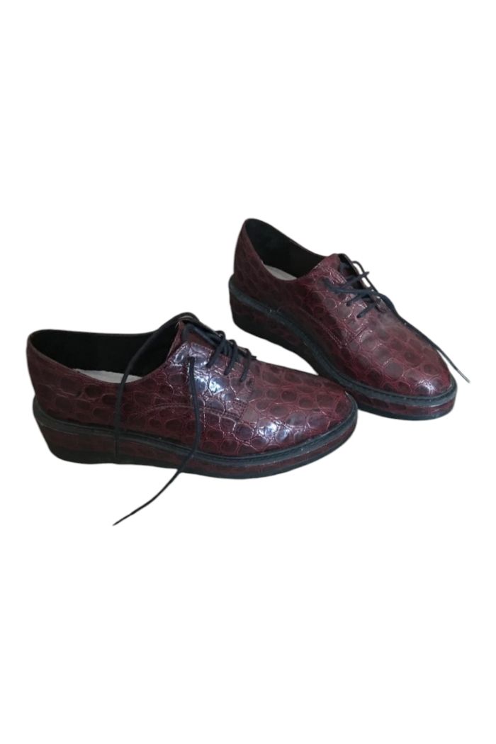 Derbies bordeaux effet croco
