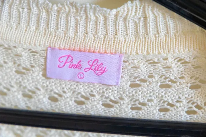 C50 blouse blanc Pink Lily L - photo numéro 3