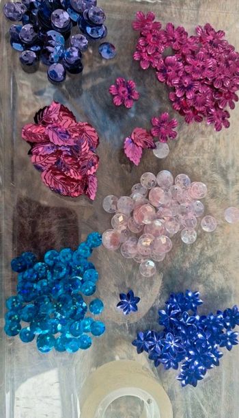 Lot de perles sequin