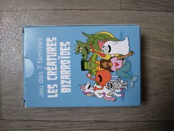 Jeu de carte 7 familles les créatures bizarroides neuf