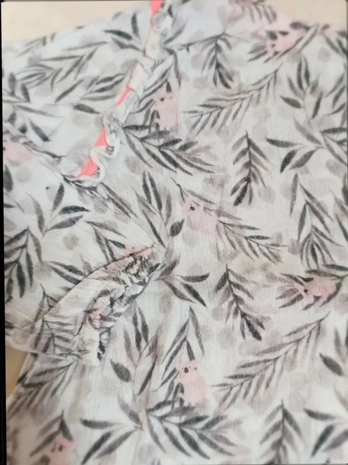 Magnifique blouse manches longues légère IKKS fille 24 mois - photo numéro 2