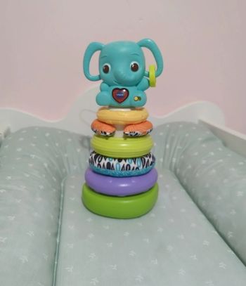 Jeux bébé Anneaux à empiler - Nino éléphanteau VTech