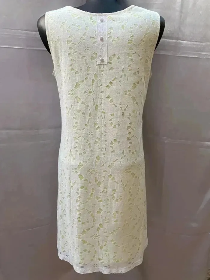 Robe sans manche dentelle - femme - M - Promod - photo numéro 3