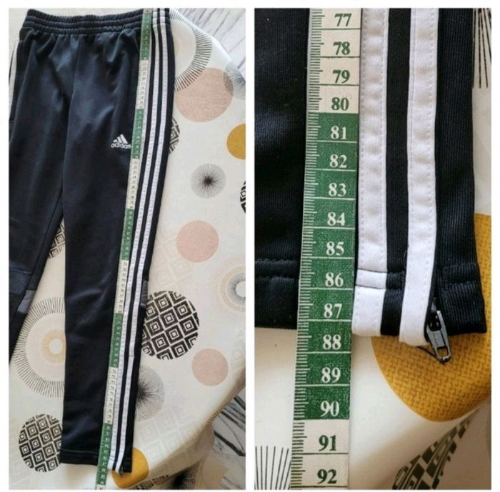 Adidas Sportswear Pantalon Entrainement T11/12ans- Noir&3 bandes sur le coté - Climalite&Coupe Slim - photo numéro 8