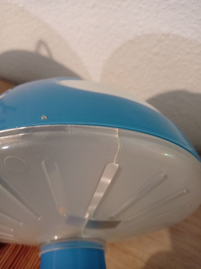 💡 Lampe de table chevet + Lustre Ikea SKOJIG nuage bleu VINTAGE - photo numéro 4