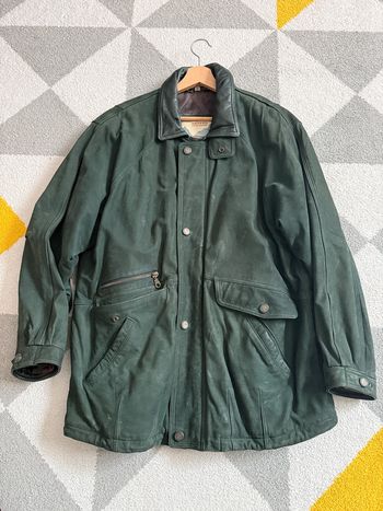 Manteau en cuir vintage Devred Taille 50