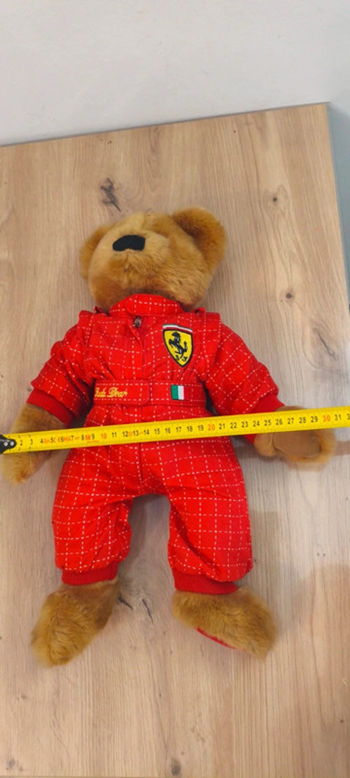Rare Lauda Bear Ferrari F1 vintage - photo numéro 5