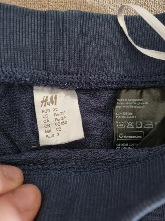 Pantalon jogging marin taille 2 ans - photo numéro 3