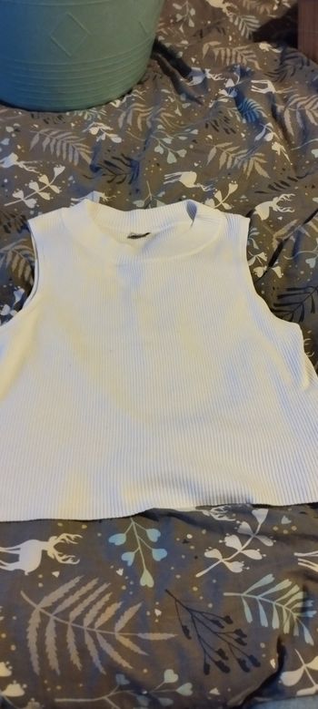 Haut sans manche blanc