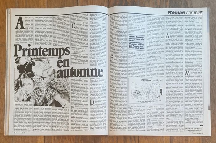 Ancien magazine femme actuelle n°5 années 80 vintage - photo numéro 17