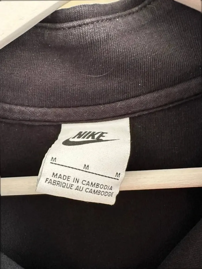 Nike pull vintage noir taille M - photo numéro 3