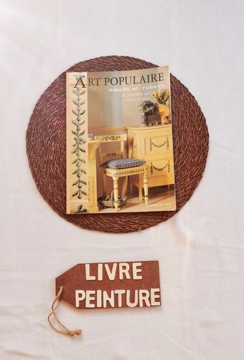 Livre 📙 nœuds et rubans à peindre soi-même, art populaire, dessain et tolra