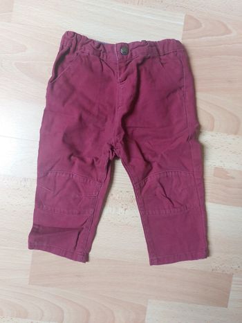 Pantalon bordeaux