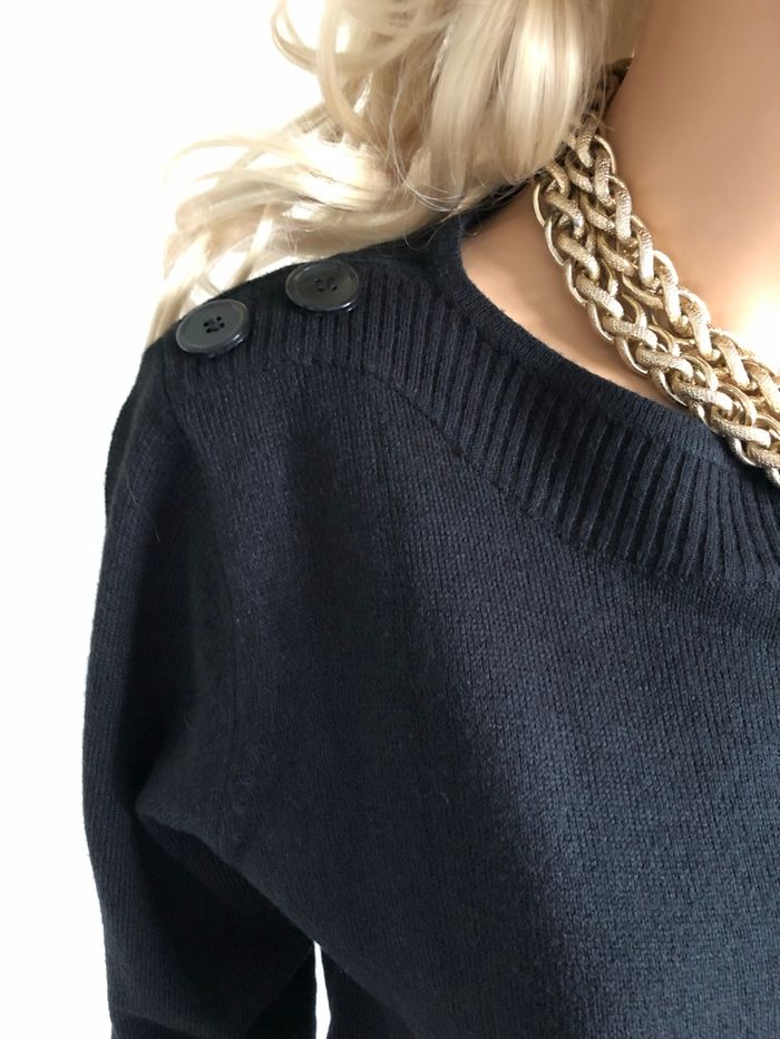 Pull noir neuf à manches longues Women Only taille 2 - photo numéro 4