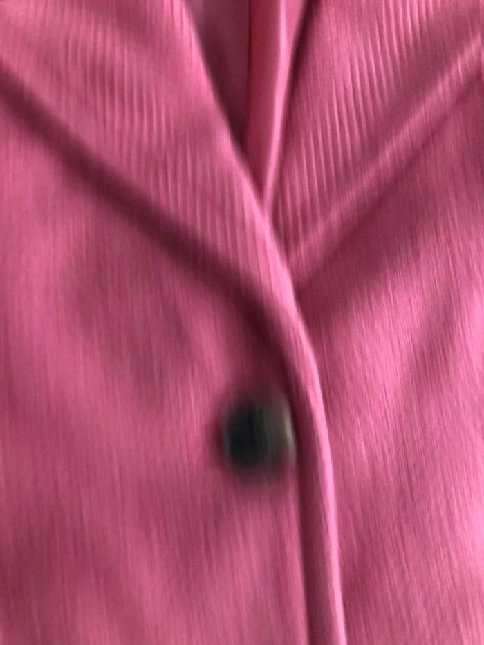 Manteau  mi  long  vieux  rose - photo numéro 2