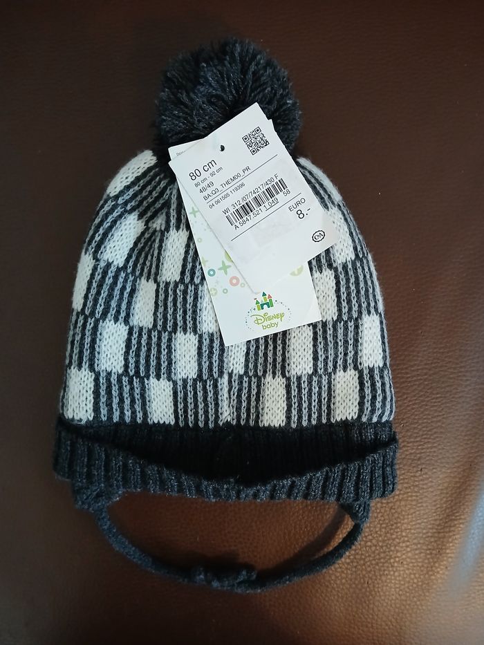 bonnet avec cache oreille garcon mickey disney 12/18 mois - photo numéro 3