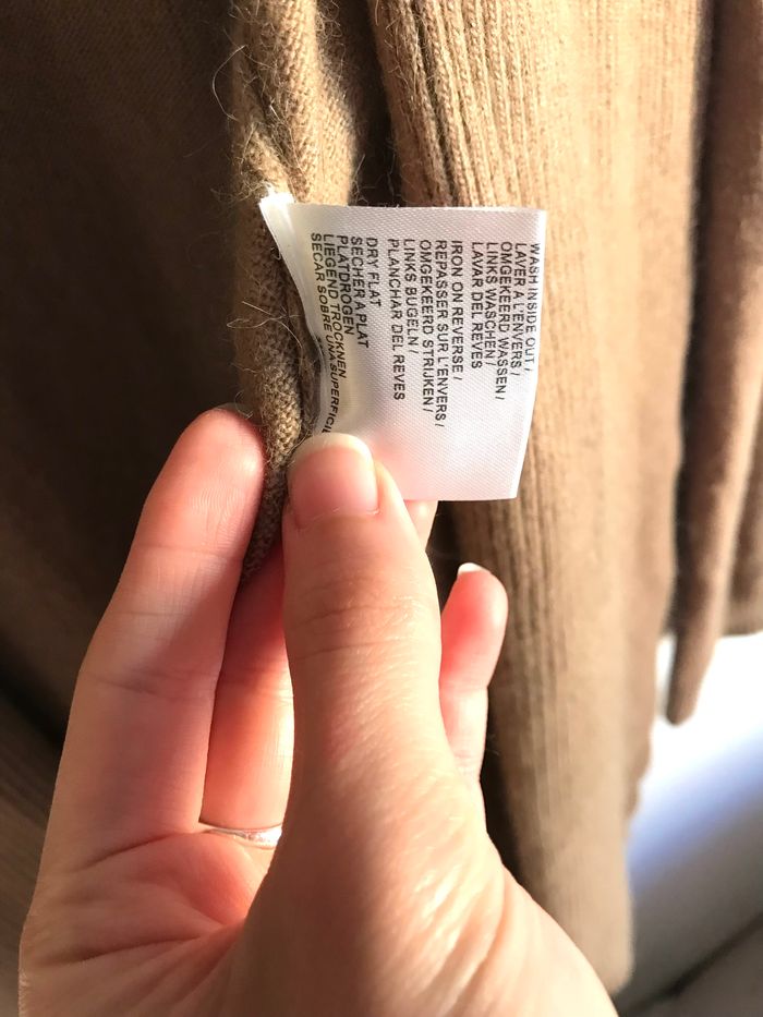 Cardigan long marron 123 en viscose et angora taille 36/38 - photo numéro 10