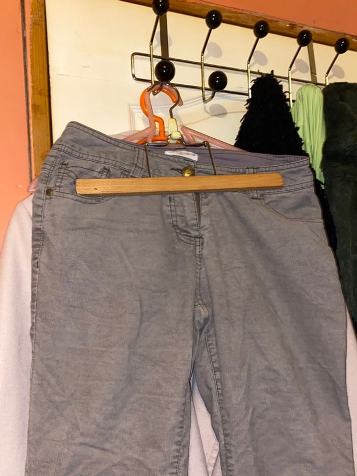 Pantalon Vintage effet velour - photo numéro 2