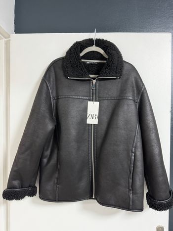 Magnifique manteau double face Oversize Zara Woman neuf avec étiquette taille S