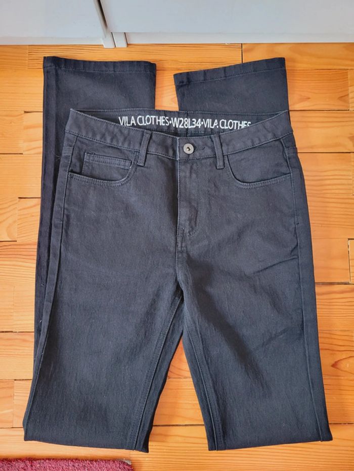 Jeans noir Vila Clothes taille S 36 - photo numéro 2