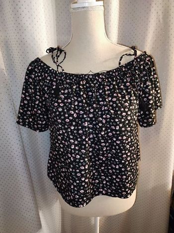 Haut à fleurs Tally Weijl, taille L, TBE!